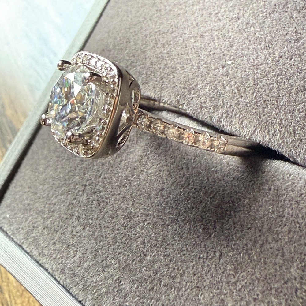 💕HP💕 2CT Moissanite ring s925 Size 7 - Picture 7 of 10